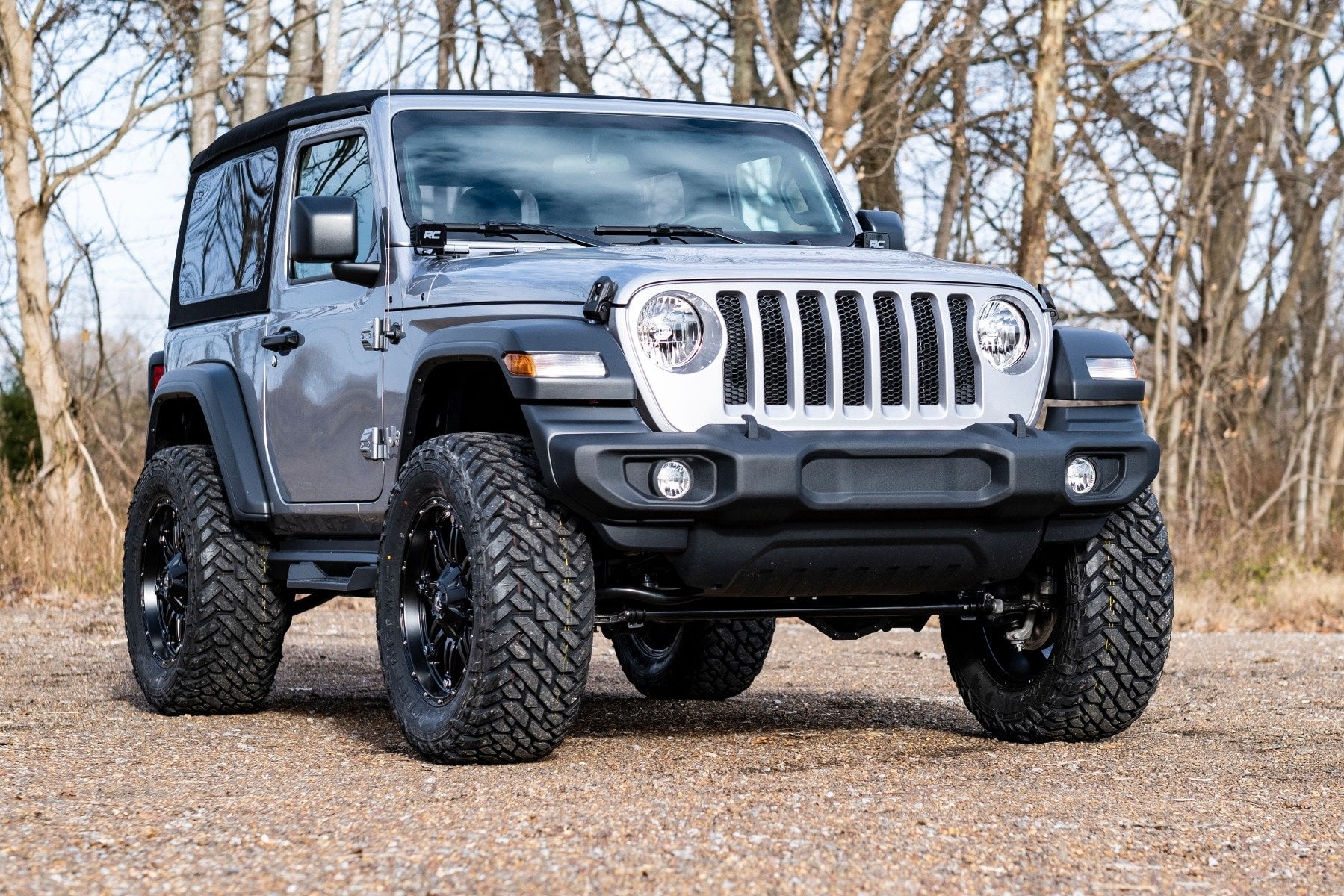 3.5 Inch Lift Kit Adj LCA FR D/S Jeep Wrangler JL 4WD (2024-2026) Rough Country