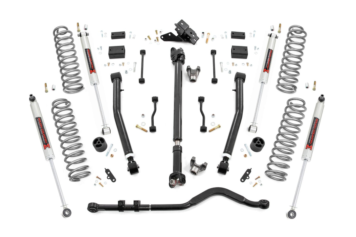 3.5 Inch Lift Kit Adj LCA FR D/S M1 Jeep Wrangler JL 4WD (2024-2026) Rough Country