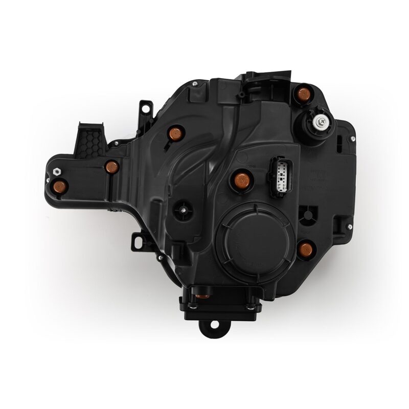 AlphaRex NOVA LED projector headlights for 21-23 Ford Bronco in alpha-black with sequential signals and DRL.