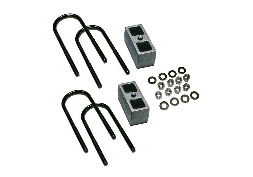 2 Inch Block Kit 2011-2025 Ford F-250 and F-350 Super Duty 4WD with 3 5/8 Axle Tube With Top Mounted Overload Leaf Superlift