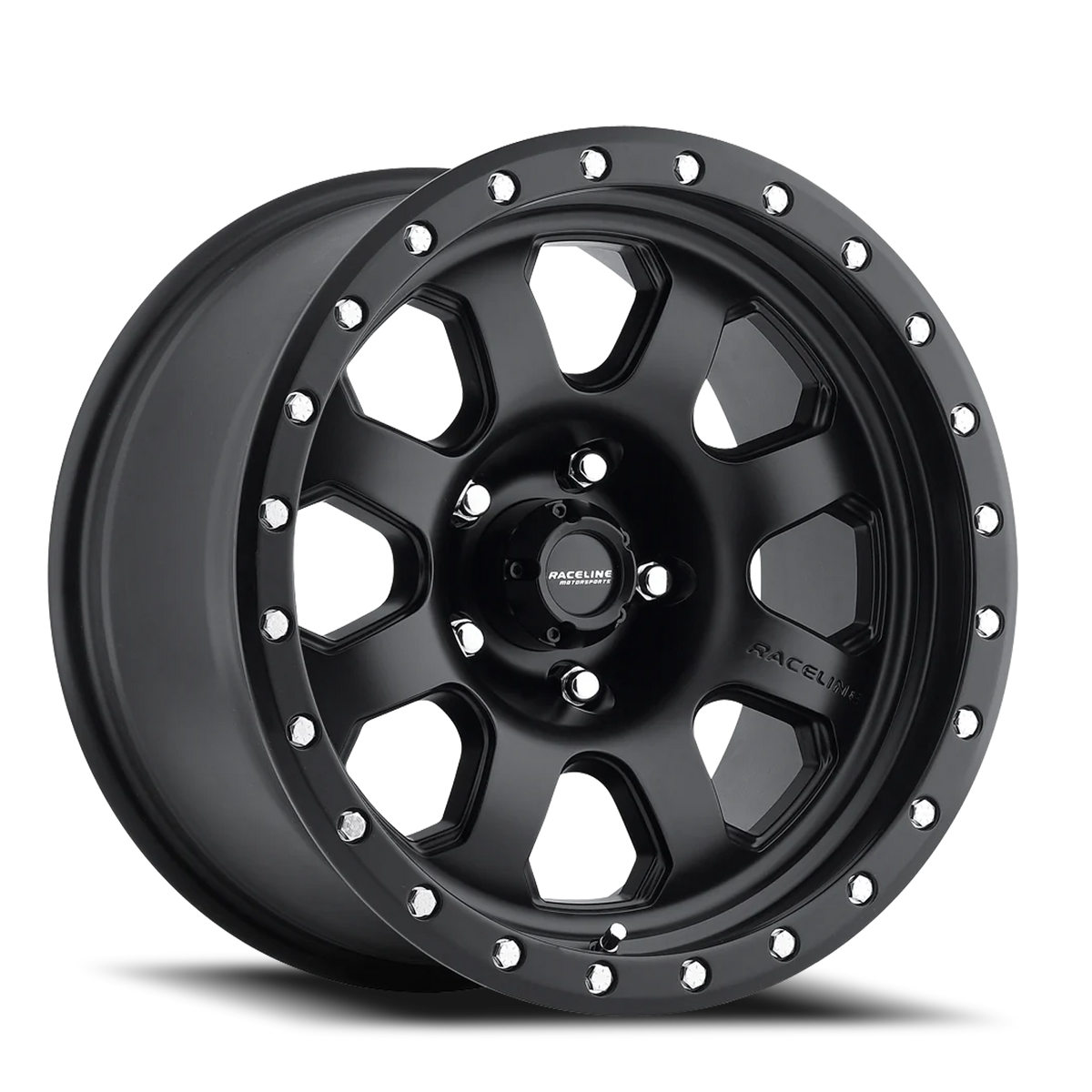 Aluminum Wheels 17x9 Avenger 929B Satin Black -12 Offset 6 on 139.7 Bolt Pattern 107.95 Bore Raceline
