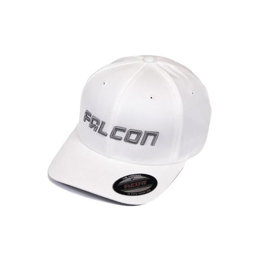 CURVED VISOR HAT – WHITE/SILVER – SM/MD