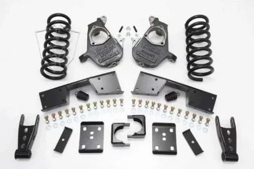 McGaughy's 5/7 Inch Spindle/Flip Kit Lowering Kit 2001-2006 Silverado/Sierra 1500 2WD Regular Cab with C-Style Spindles