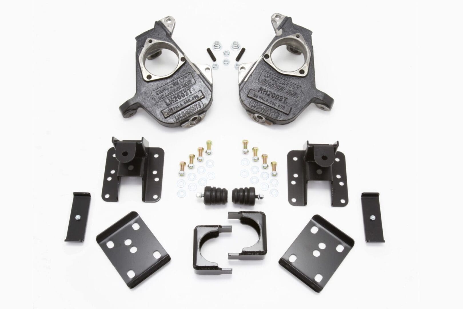 McGaughy's 2/4 Inch Spindle/Flip Kit Lowering Kit 1999-2006 Silverado/Sierra 1500 2WD/4WD