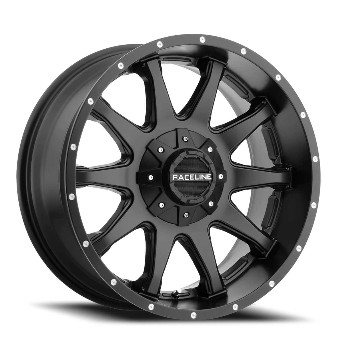 Aluminum Wheels 17x9 Shift 930B Black -12 Offset 6 on 139.7/6 on 135 Bolt Pattern 106.1 Bore Raceline
