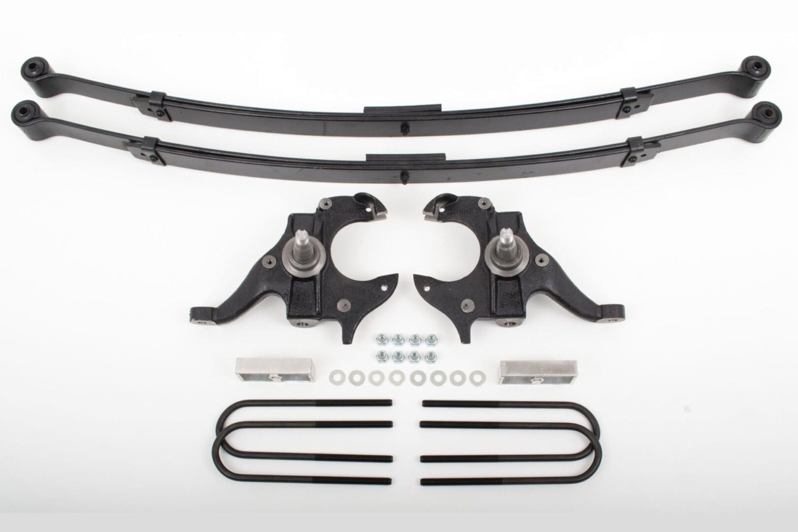 2/4 Inch Spindle/Leaf Spring Lowering Kit 1982-2003 S10/Sonoma 1984-1997 Blazer/Jimmy 2WD