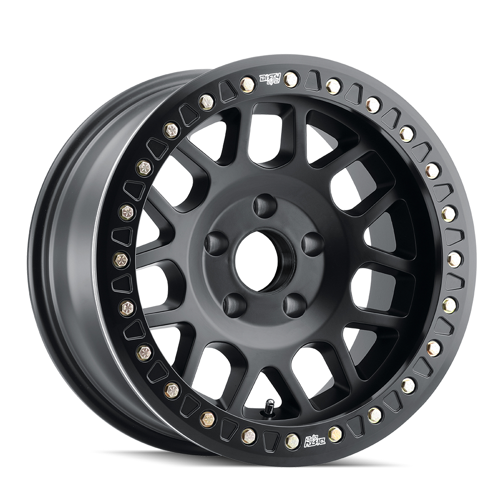 Dirty Life Race Wheels Mesa Race 9312 Matte Black 17X9 8-165.1 -12Mm 130.8Mm