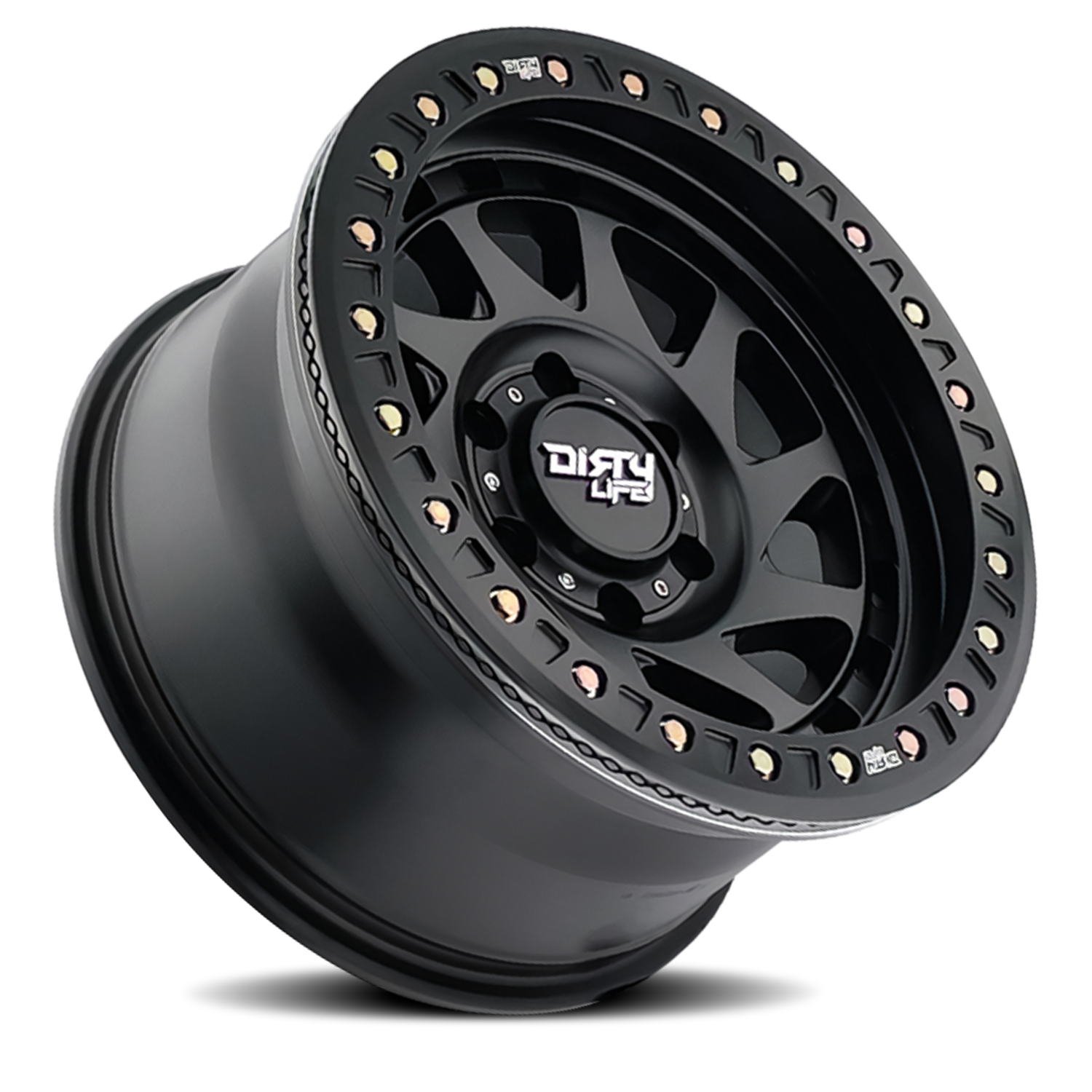 Dirty Life Race Wheels Enigma Race 9313 Matte Black 17X9 5-127 -38Mm 78.1Mm