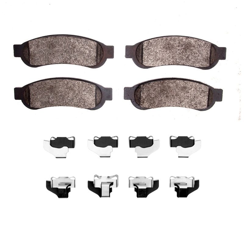 R1 10-12 Ford F-350 Super Duty 2WD Rear Super Duty Pads & Hardware Kit
