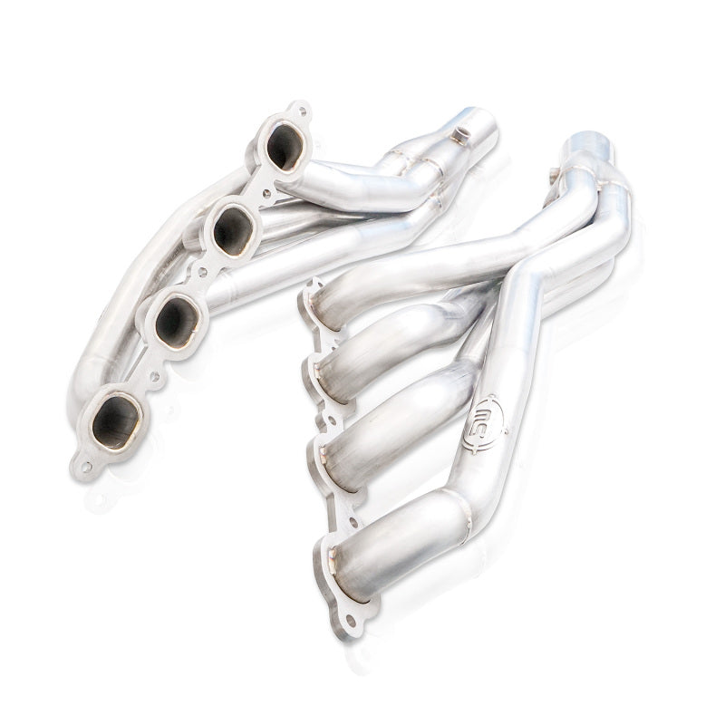 Stainless Works 2019+ Chevrolet Silverado 5.3L Catted Headers 1-7/8in Primaries 3in Leads Y-Pipe