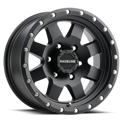 Aluminum Wheels 16x8 Defender 935B Satin Black Multi Spoke 0 Offset 5 on 114.3 Bolt Pattern 83.82 Bore Raceline