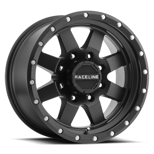 Aluminum Wheels 18x9 Defender 935B Satin Black Multi Spoke 18 Offset 8 on 180 Bolt Pattern 130.81 Bore Raceline