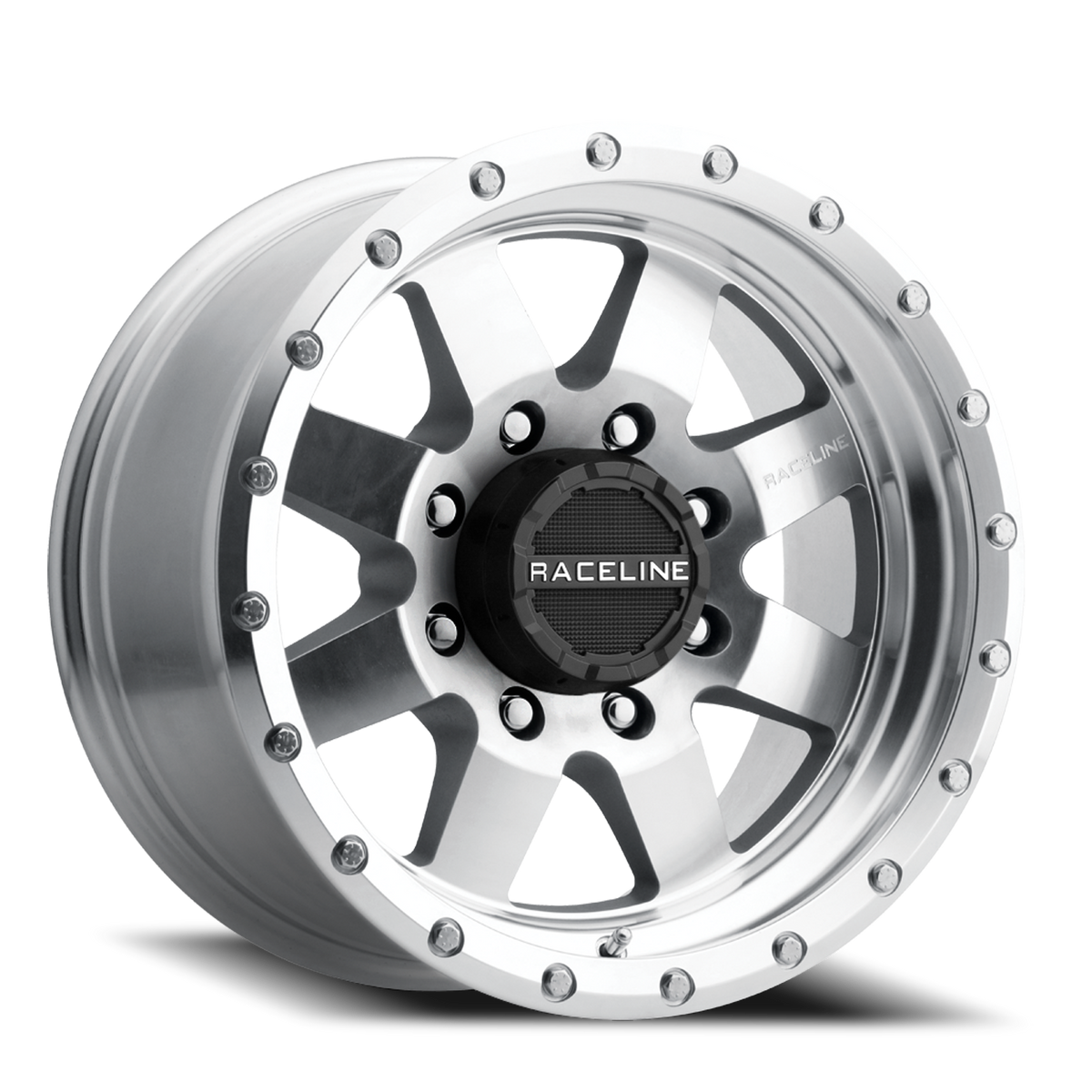 Aluminum Wheels 17x9 Defender 935MC Machined Silver 0 Offset 8 on 170 Bolt Pattern 130.81 Bore Raceline