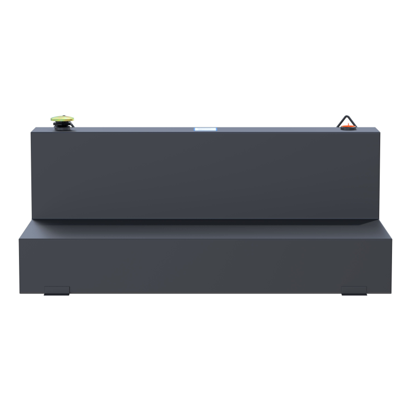 UWS Matte Black 100-Gallon L-Shape Steel Transfer Tank Model ST-100-L-MB
