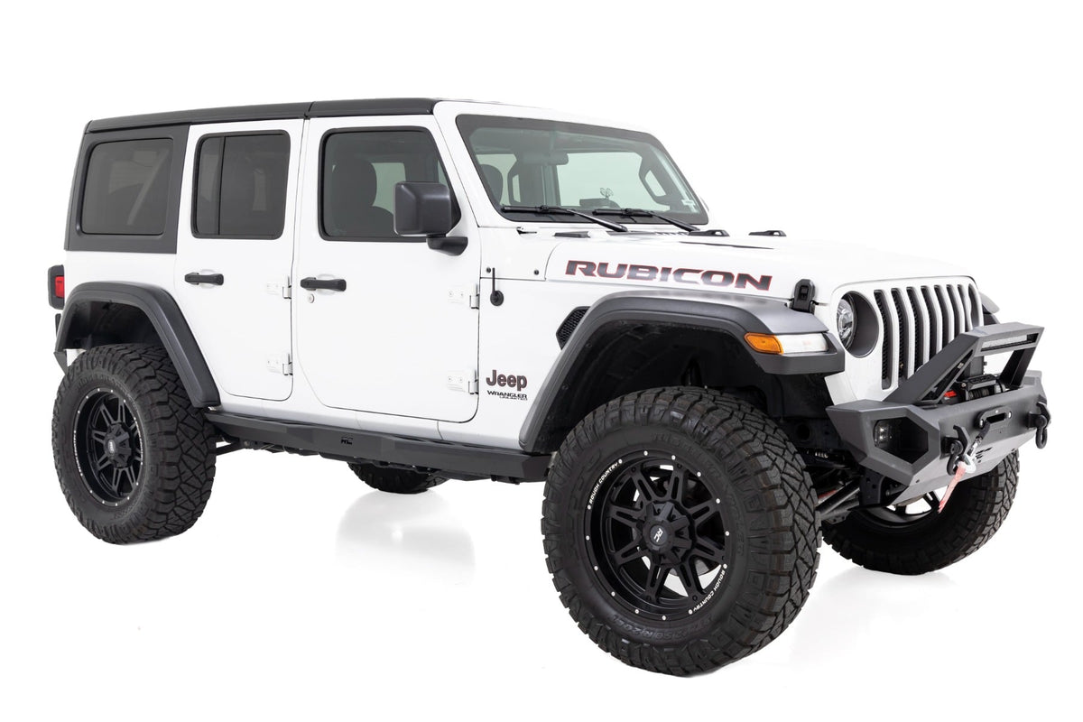 3.5 Inch Lift Kit C/A Drop FR D/S Rubicon Jeep Wrangler Unlimited 4WD (24-26) Rough Country