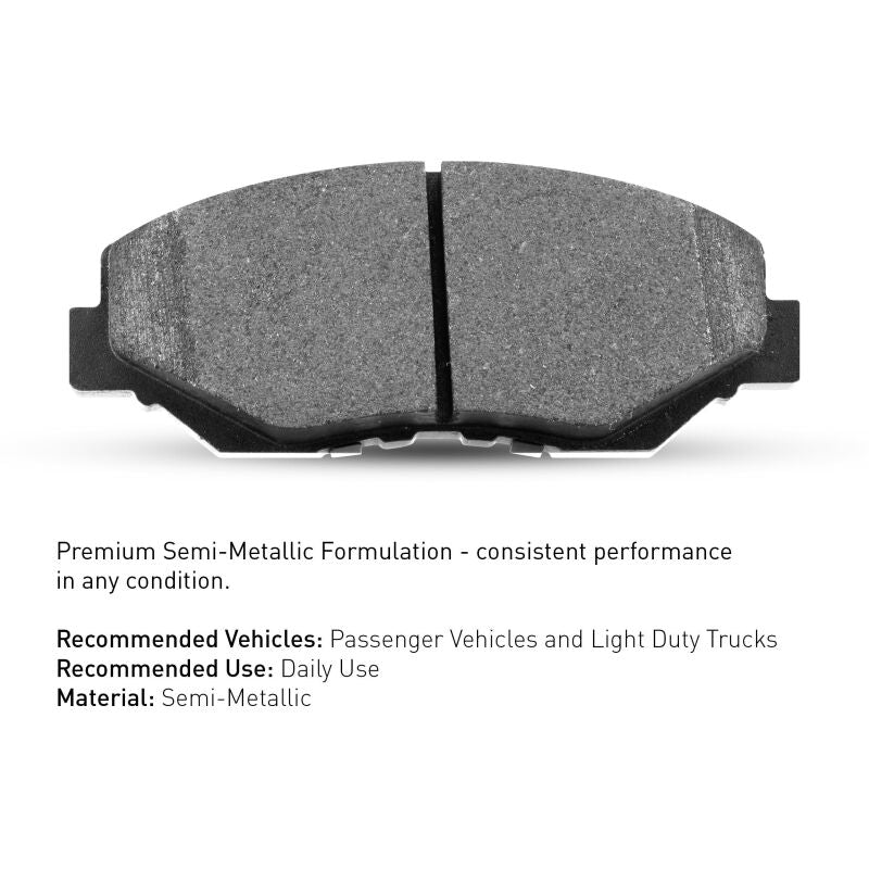 R1 15-21 Lincoln Navigator Rear Semi Met Brake Pads