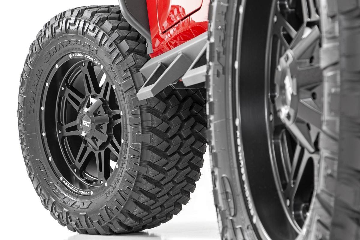 94 Series Wheel One-Piece Matte Black 20x10 5x5.0/5x4.5 -18mm Rough Country