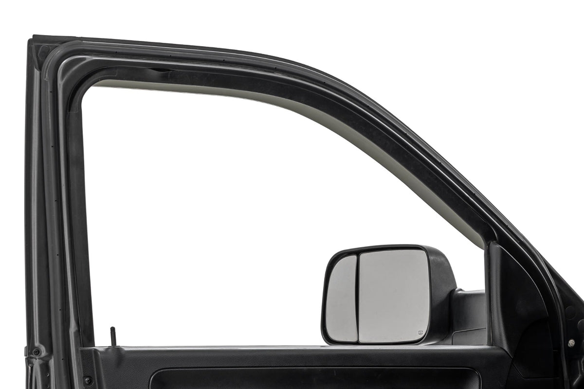 Side Window Deflectors Tape On Rain Guard Ram 1500 (09-18)/2500 (10-26) Rough Country