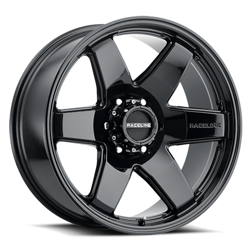 Aluminum Wheels 20x8.5 Addict 942B Gloss Black Multi Spoke 35 Offset 6 on 139.7 Bolt Pattern 106.1 Bore Raceline