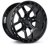Vossen x Urban UV-X 22x10.5 / 5x120 / ET26 / 72.6 - Gloss Black Wheel  - (Defender - Front)
