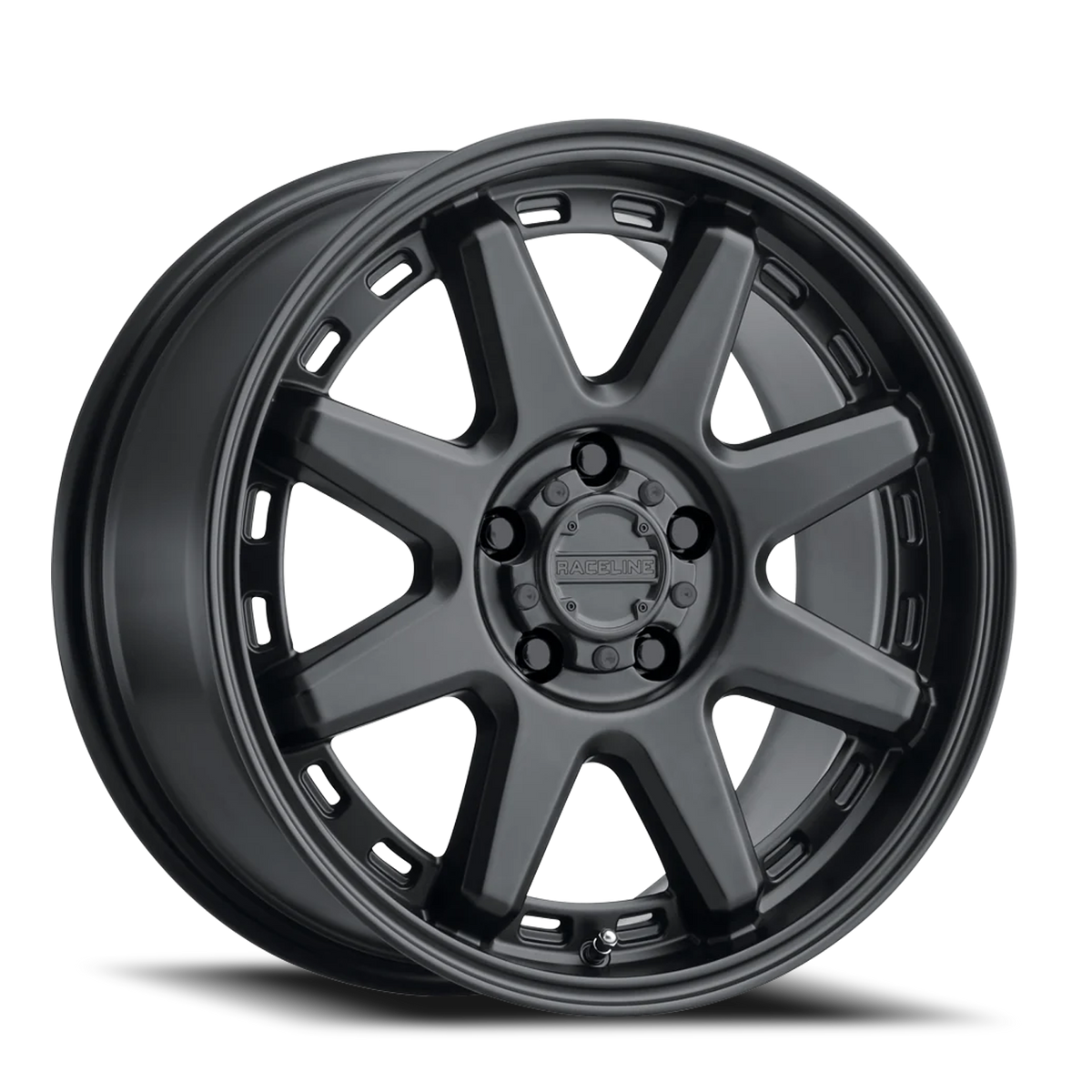 Aluminum Wheels 18x9 Scout 947B Satin Black 18 Offset 5 on 150 Bolt Pattern 110.3 Bore Raceline