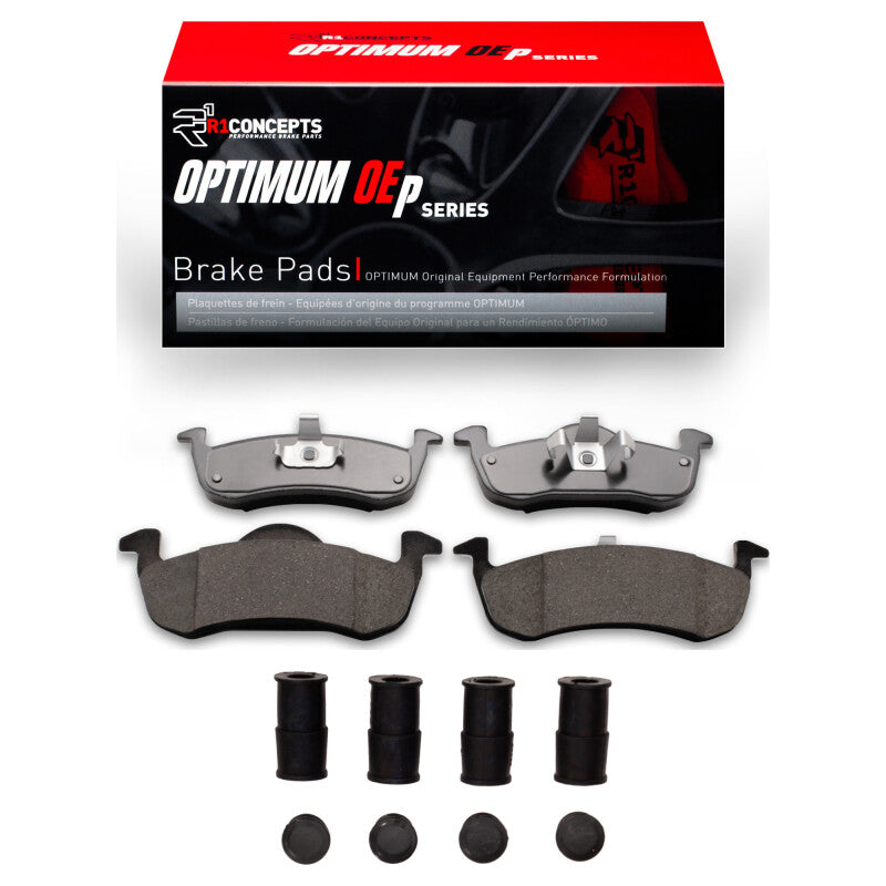 R1 10-17 Ford Expedition Rear Optimum OE Pads & Hardware Kit
