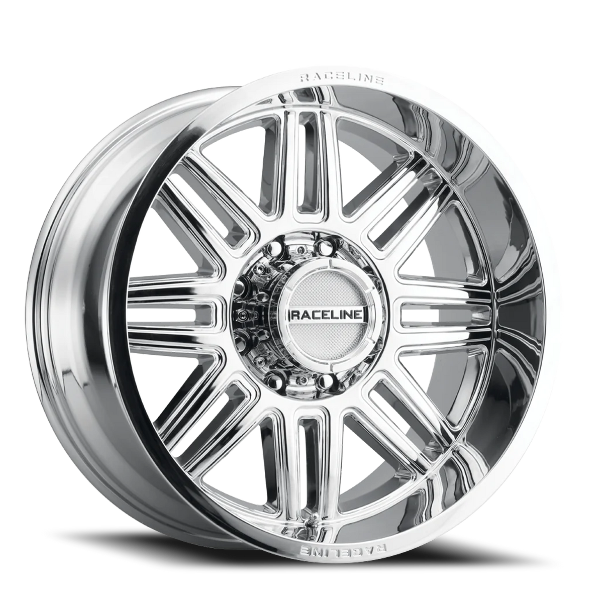 Aluminum Wheels 20x9 Split 948C Chrome 0 Offset 8 on 170 Bolt Pattern 125.2 Bore Raceline