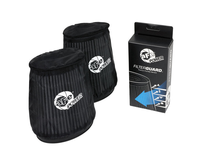 aFe Filter GUARD polyester pre-filters designed for air filter models 24-90054-MA, enhancing filtration and protection.