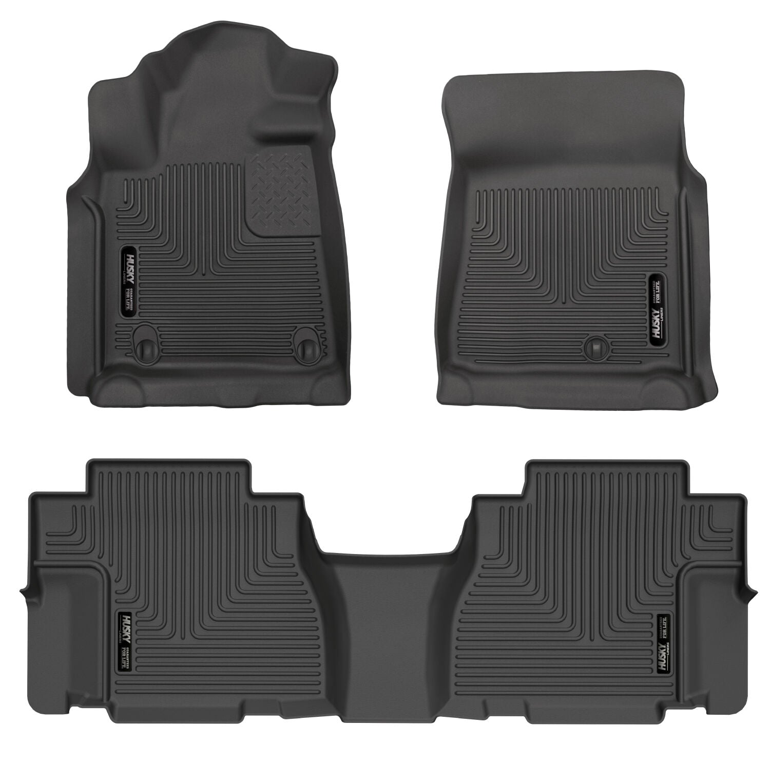 Weatherbeater Front & 2nd Seat Floor Liners (Footwell Coverage) Husky Liners