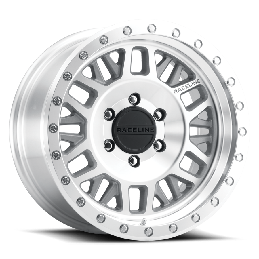 Aluminum Wheels 18x9 Ryno 951MC Machined Silver 18 Offset 5 on 150 Bolt Pattern 110.3 Bore Raceline