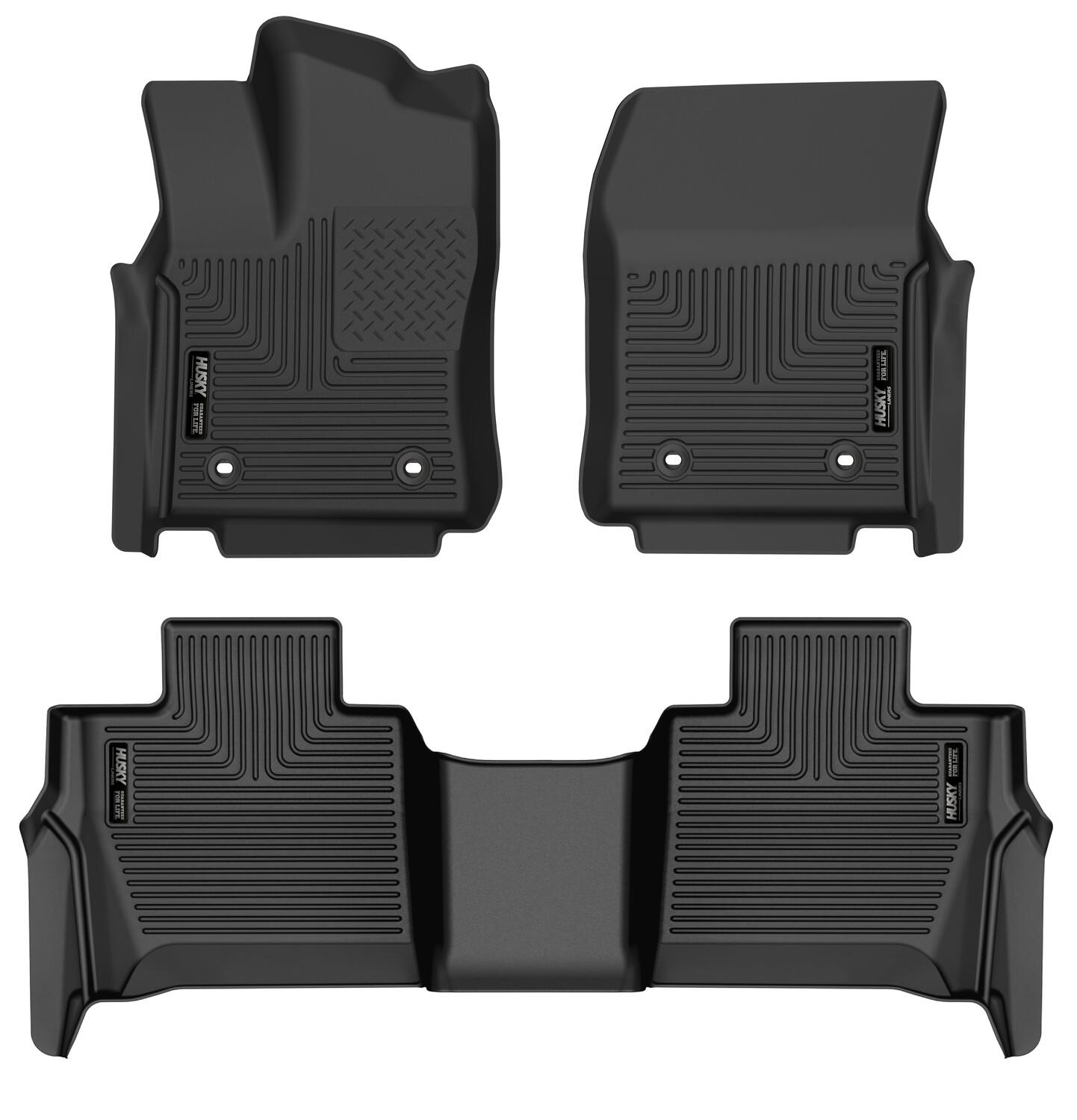 Weatherbeater Front & 2nd Seat Floor Liners For 2023-2025 Sequoia Husky Liners