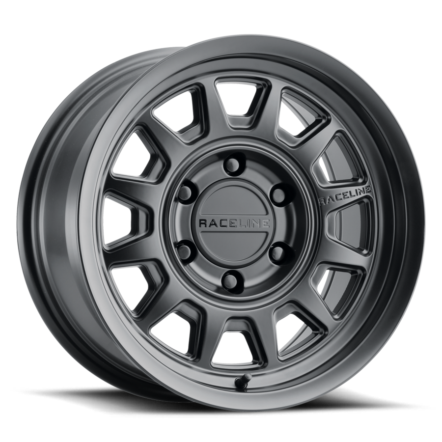Aluminum Wheels 16x8 Aero HD 952B Satin Black -6 Offset 6 on 139.7 Bolt Pattern 106.1 Bore Raceline
