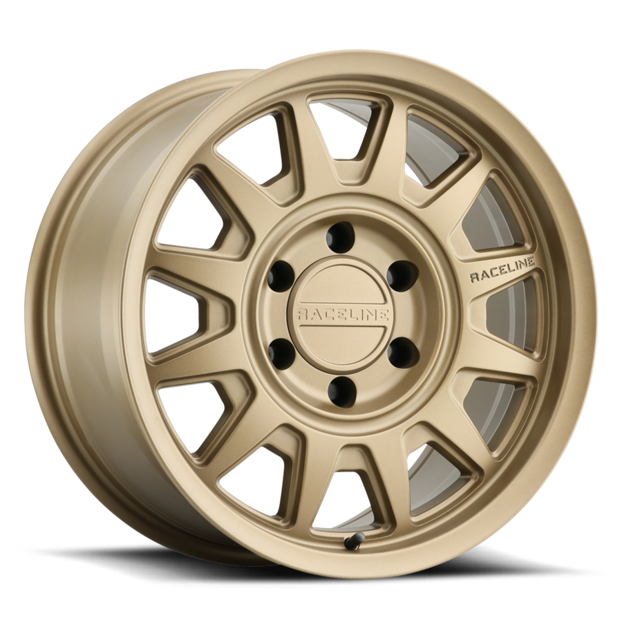 Aluminum Wheels 17x8.5 Aero HD 952BZ Satin Bronze Gold 0 Offset 6 on 135 Bolt Pattern 87.1 Bore Raceline