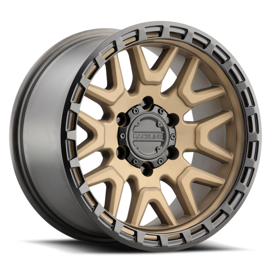 Aluminum Wheels 17x8.5 Krank 953BZ Satin Bronze 0 Offset 6 on 135 Bolt Pattern 87.1 Bore Raceline