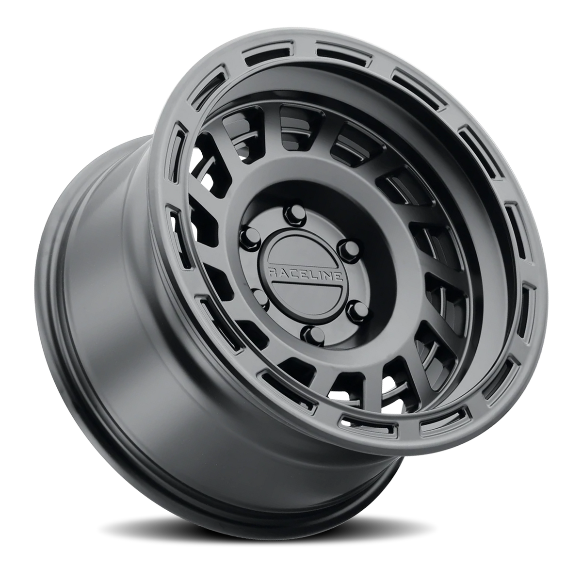 Aluminum Wheels 18x9 Halo 957B Satin Black 18 Offset 8 on 180 Bolt Pattern 130.81 Bore Raceline