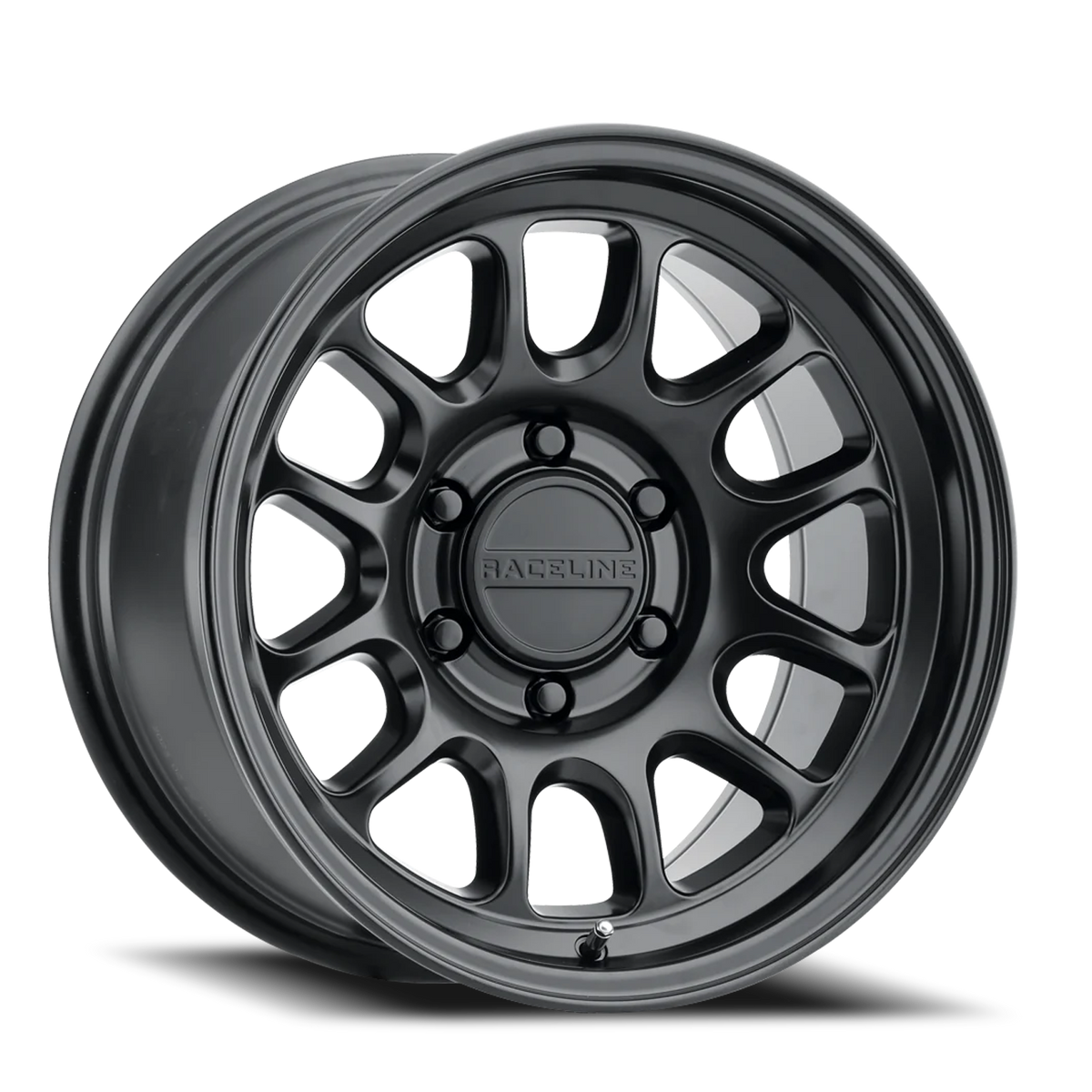 Aluminum Wheels 18x9 Rogue 958B Satin Black 18 Offset 5 on 139.7 Bolt Pattern 106.5 Bore Raceline