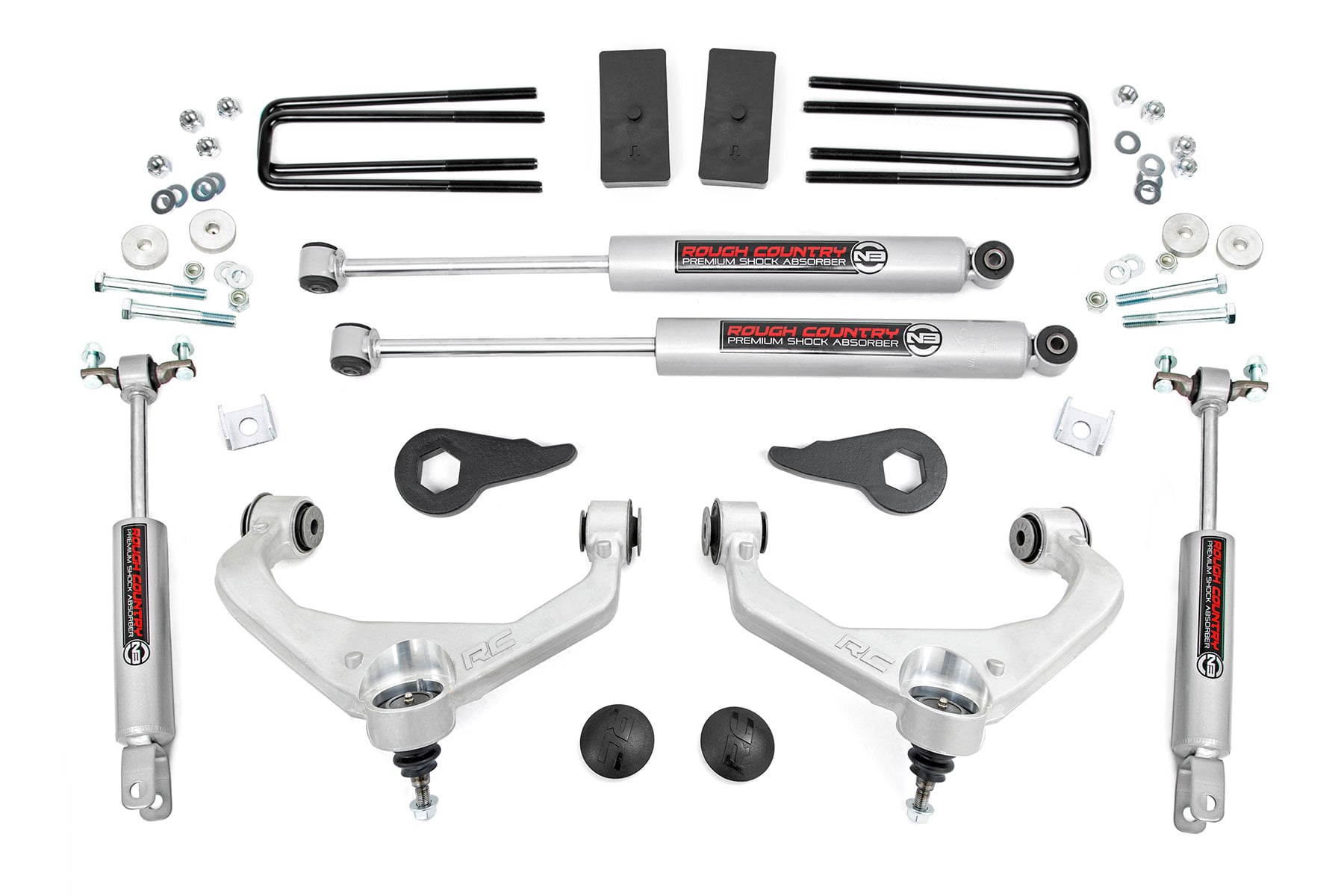 3.5 Inch Lift Kit Silverado/Sierra 2500HD/3500HD 2WD/4WD (11-19) Rough Country