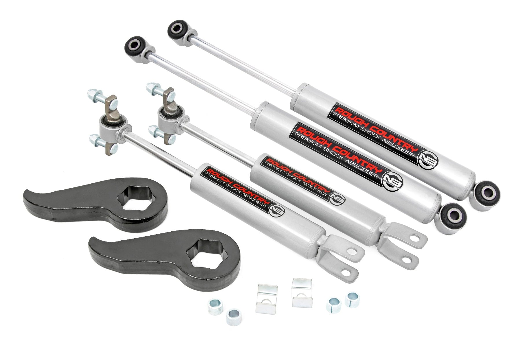 1.5-2 Inch Leveling Kit N3 Silverado/Sierra 2500HD/3500HD (11-19) Rough Country