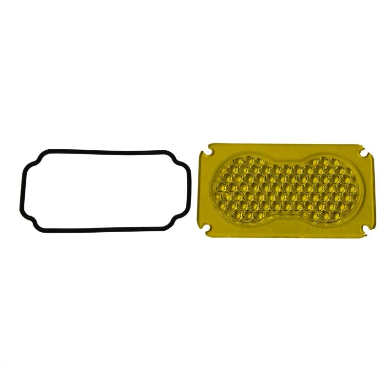 Baja Designs S2 Series amber work/scene lens kit with rubber gasket for enhanced off-road visibility and performance.