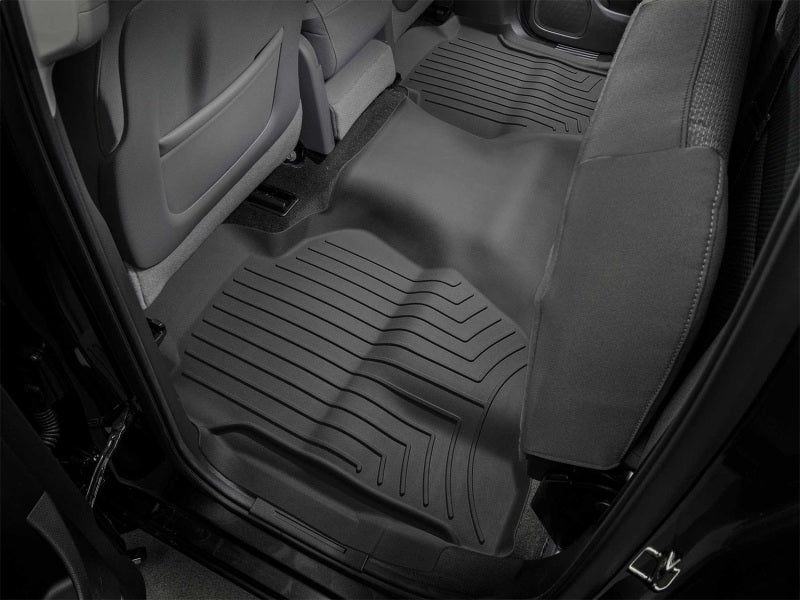 WeatherTech 14-18 Chevrolet 1500 (Double Cab) Rear FloorLiner HP - Black