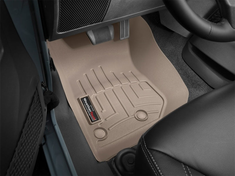 WeatherTech 14+ Jeep Wrangler Front FloorLiner - Tan