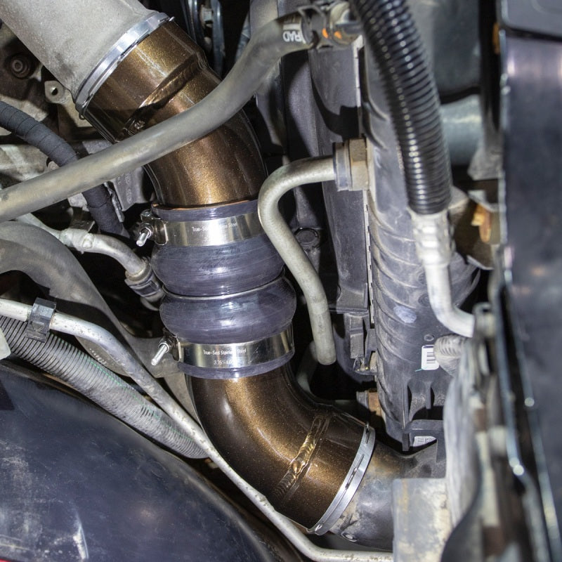 Wehrli 06-10 Chevrolet 6.6L LBZ/LMM Duramax Passenger Side 3.5in Intercooler Pipe - Flat Black