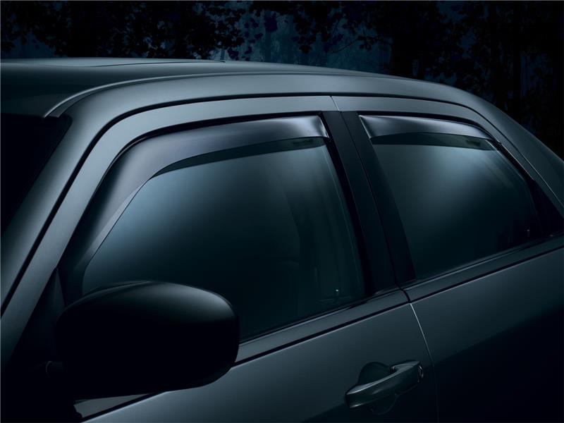 WeatherTech 99-07 Ford F250 Super Duty Super Cab Front and Rear Side Window Deflectors - Dark Smoke