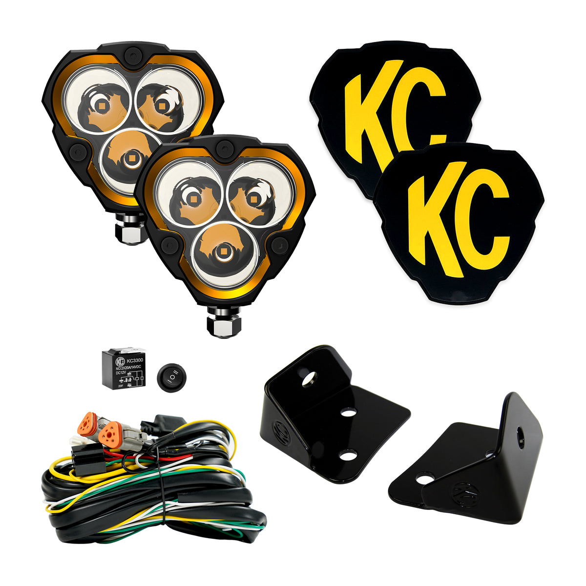 KC HiLiTES FLEX ERA 3 SPOT 2LT SYS JK - 97126