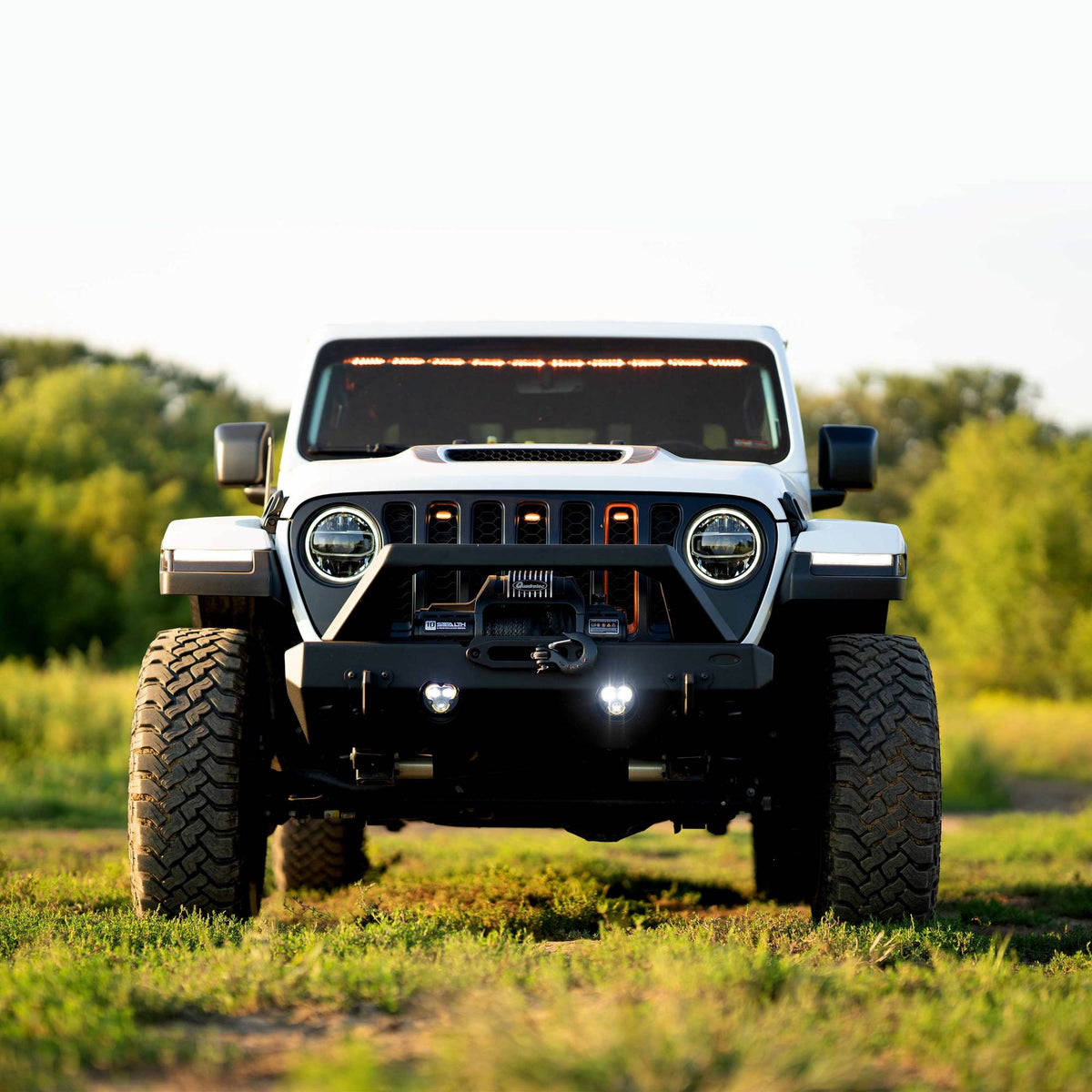 KC Flex Era 3 LED DM SAE Fog 2- Light Master Kit 10-24 Jeep JK JL JT Aftermarket KC HiLiTES
