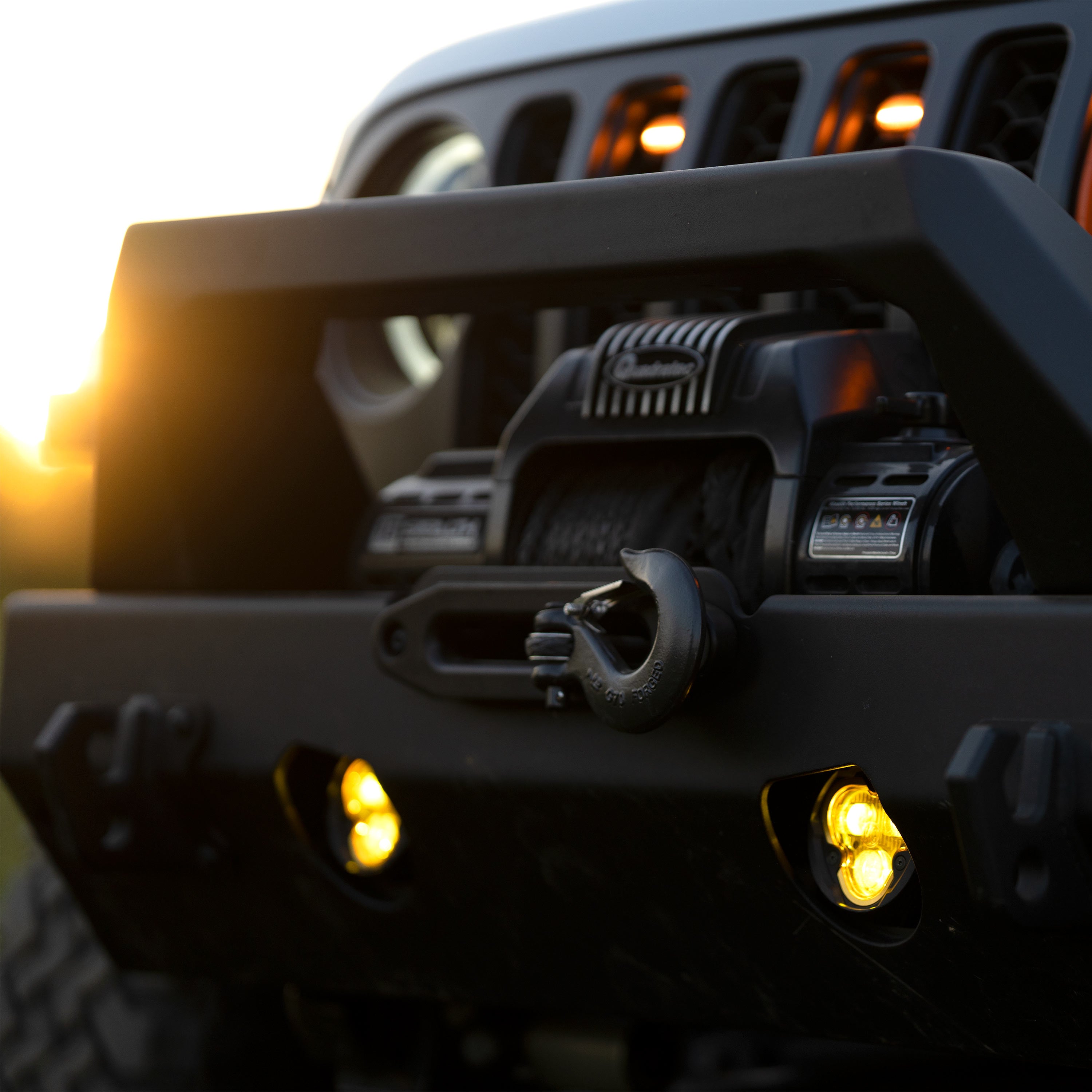 KC Flex Era 3 LED DM SAE Fog 2- Light Master Kit 10-24 Jeep JK JL JT Aftermarket KC HiLiTES