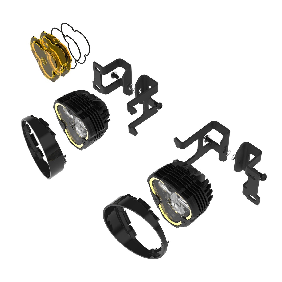 KC Flex Era 3 LED DM SAE Fog 2- Light Master Kit Toyota Tacoma 4Runner Tundra Oe KC HiLiTES