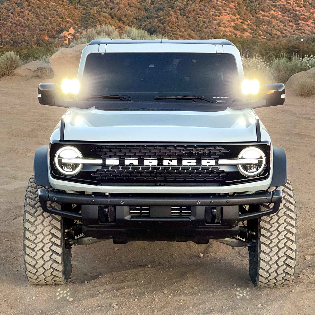KC HiLiTES SLIMLITE SPOT 2-LIGHT DITCH SYS BRONCO - 97161