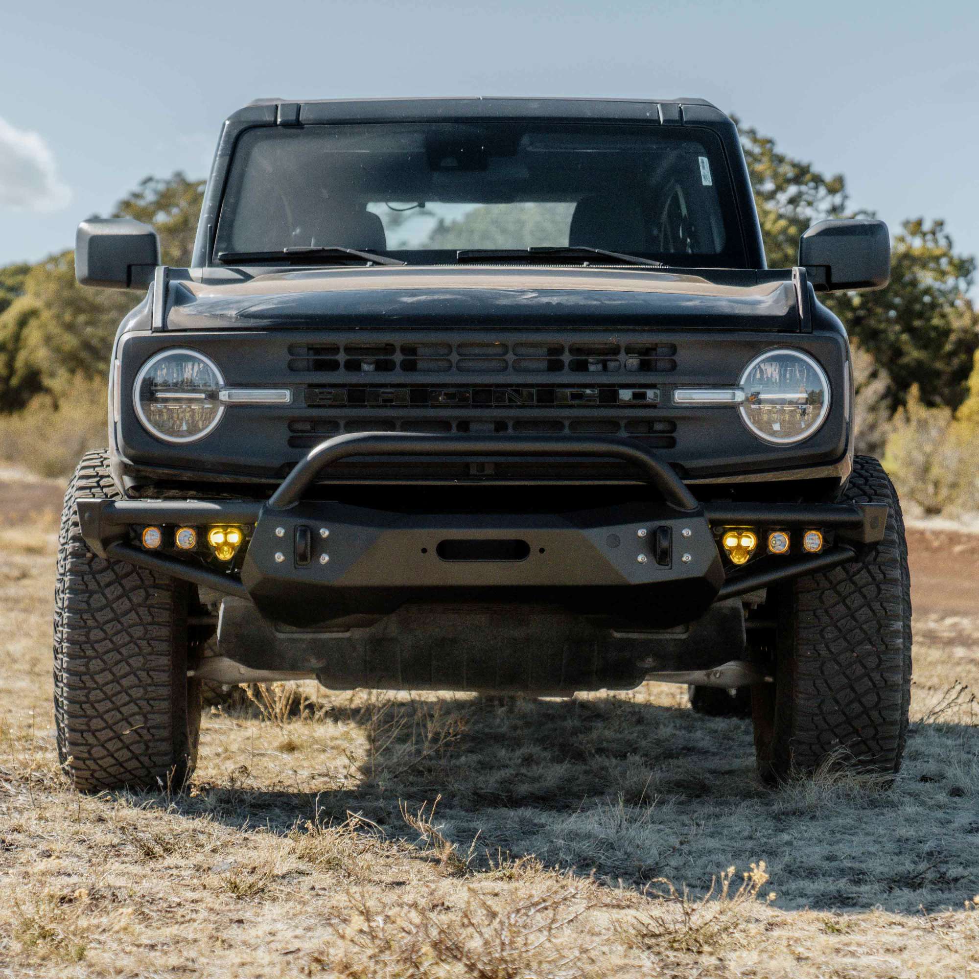Hybrid Front Bumper LED Light Kit Off-Road System KC HiLiTES