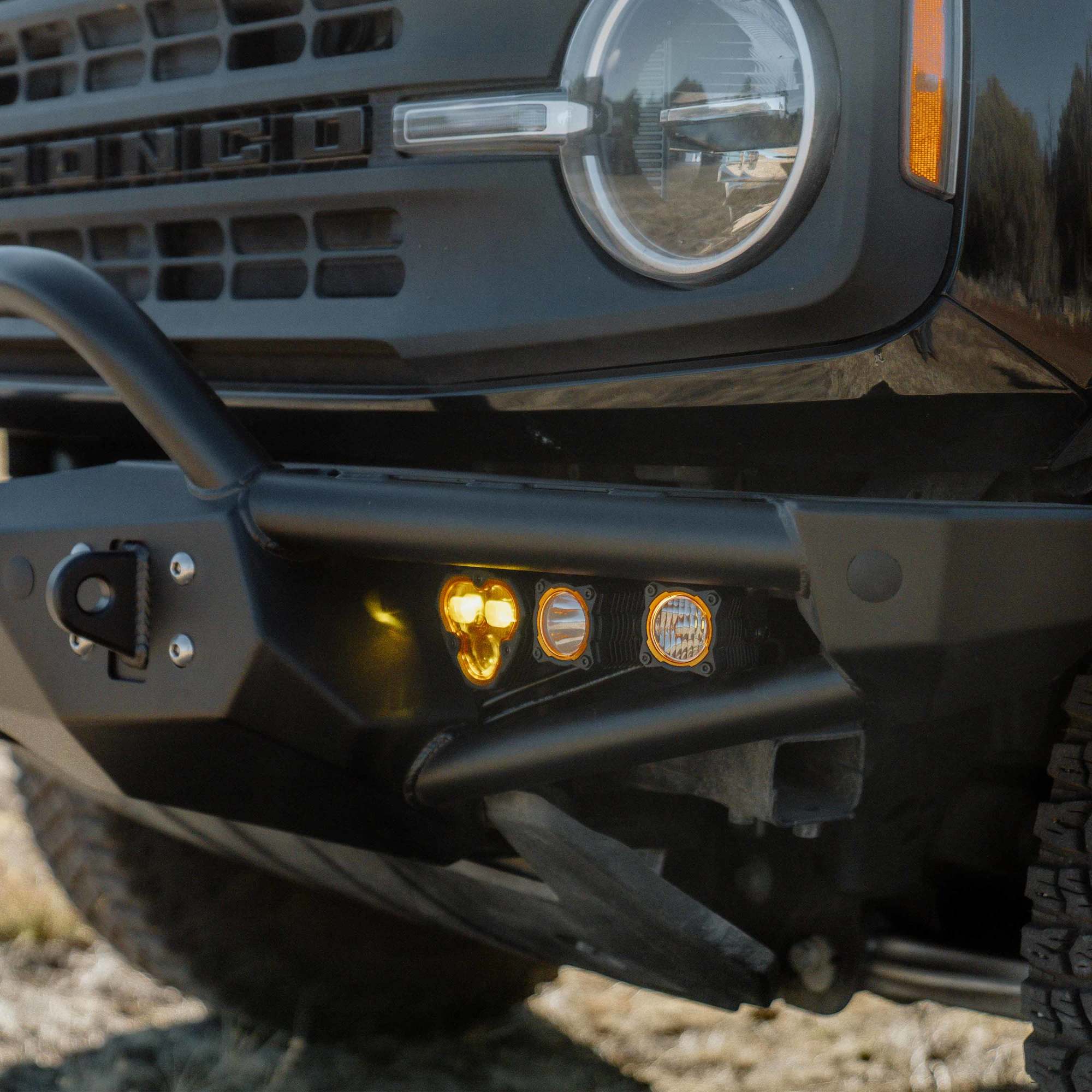 Hybrid Front Bumper LED Light Kit Off-Road System KC HiLiTES